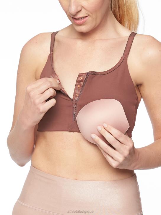 Athleta femmes insert de soutien-gorge pour mastectomie JRTZ651 accessoires moka latté