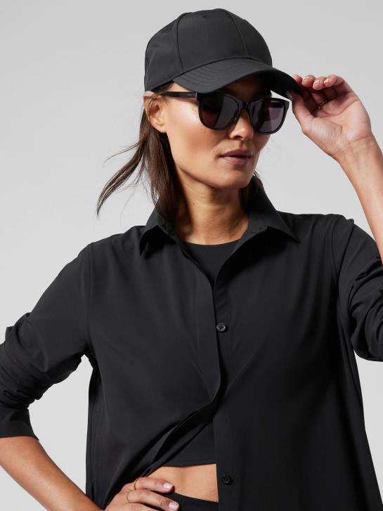 Athleta femmes lunettes de soleil à monture en D Summit JRTZ1015 accessoires noir