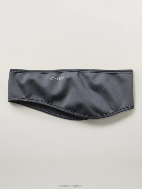 Athleta femmes bandeau réfléchissant Winthrop JRTZ968 accessoires bleu granit