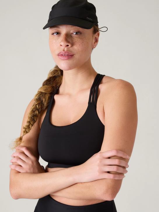 Athleta femmes chapeau de course de meneur JRTZ1003 accessoires noir
