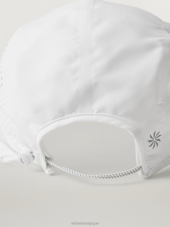 Athleta femmes chapeau de course de meneur JRTZ972 accessoires blanc brillant