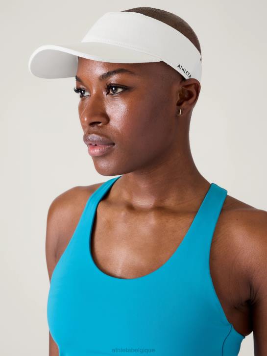 Athleta femmes visière de point de rupture JRTZ973 accessoires blanc brillant