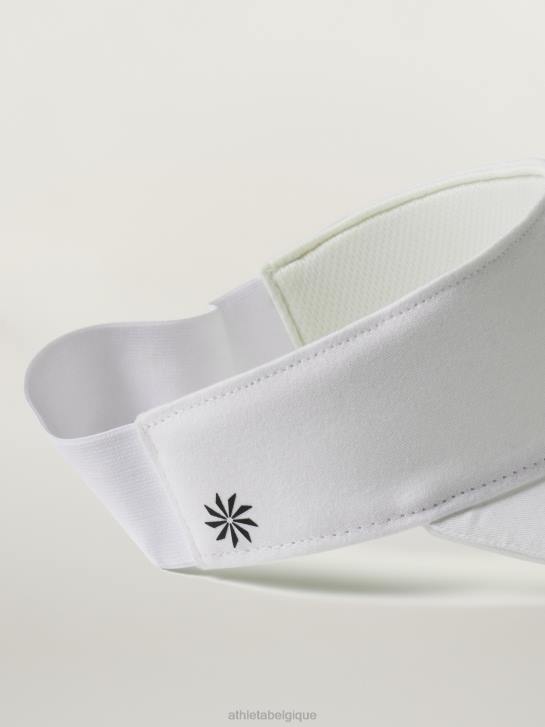 Athleta femmes visière de point de rupture JRTZ973 accessoires blanc brillant