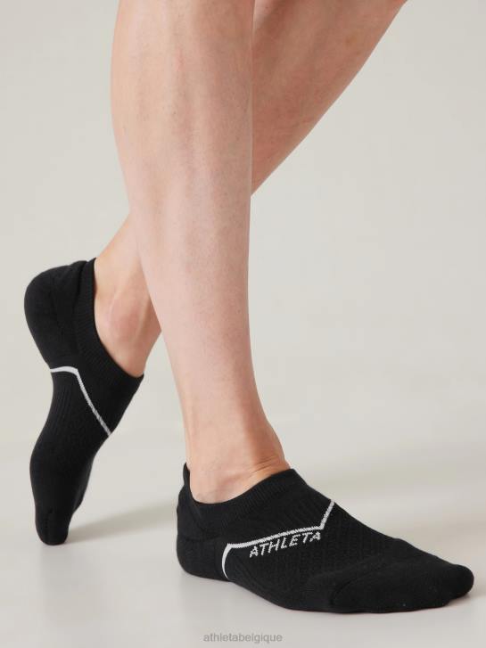 Athleta femmes lot de 3 chaussettes invisibles pour tous les jours JRTZ996 accessoires gris chiné