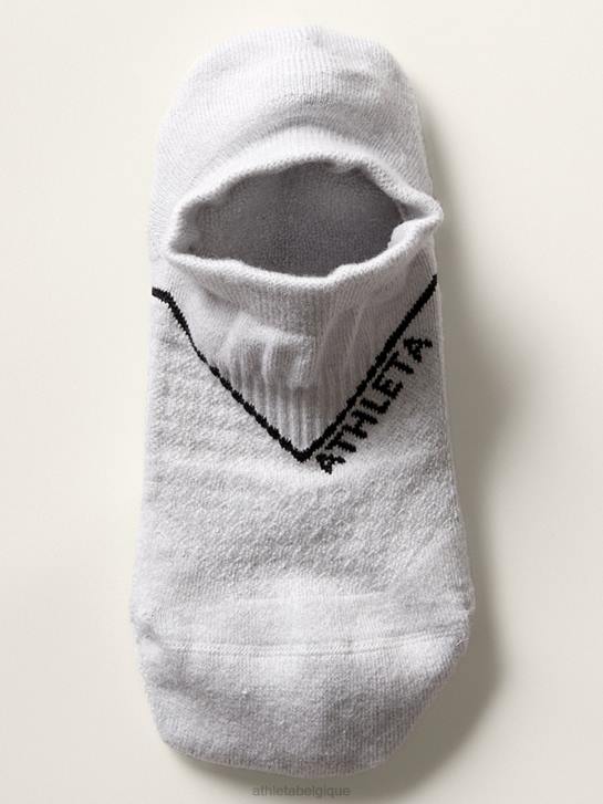 Athleta femmes lot de 3 chaussettes invisibles pour tous les jours JRTZ996 accessoires gris chiné