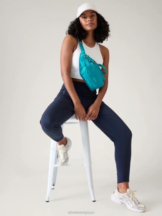 Athleta femmes sac banane à bandoulière excursion JRTZ1008 accessoires pacifique