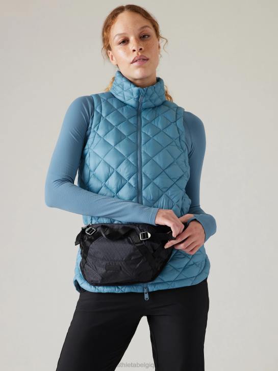 Athleta femmes sac banane à bandoulière excursion JRTZ966 accessoires noir