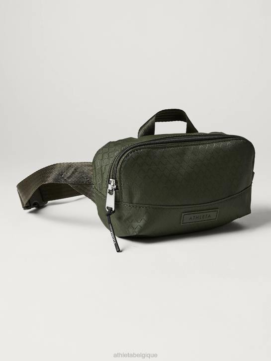 Athleta femmes sac banane à bandoulière excursion JRTZ986 accessoires tremble, olive