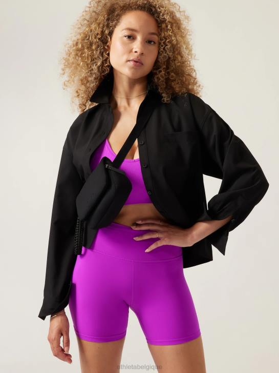 Athleta femmes sac banane convertible Revive JRTZ994 accessoires noir