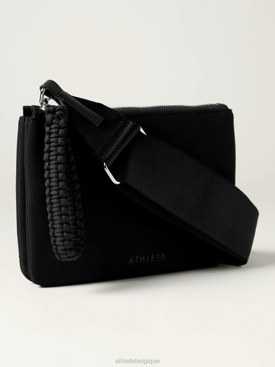 Athleta femmes sac bandoulière modulable Revive JRTZ1025 accessoires noir