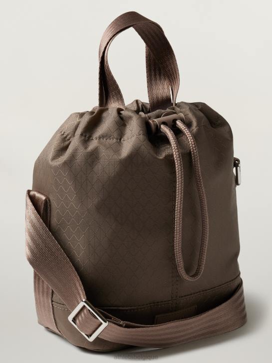 Athleta femmes sac seau à bandoulière excursion JRTZ1023 accessoires pyrite