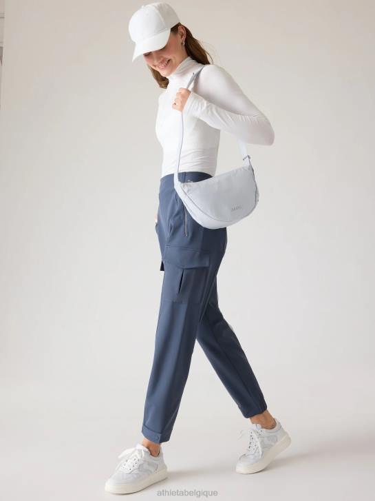 Athleta femmes tout sur le sac à bandoulière JRTZ1000 accessoires chute de neige bleu