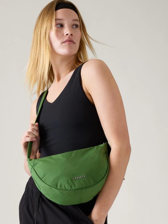 Athleta femmes tout sur le sac à bandoulière JRTZ955 accessoires vert baja