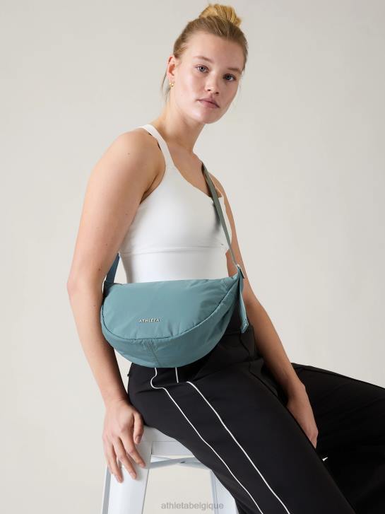 Athleta femmes tout sur le sac à bandoulière JRTZ976 accessoires vert oxydé