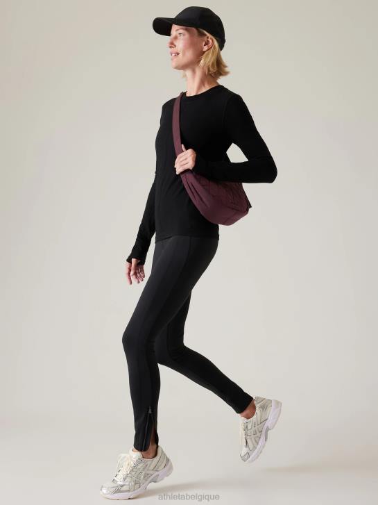 Athleta femmes tout sur le sac bandoulière matelassé JRTZ1021 accessoires cabernet épicé