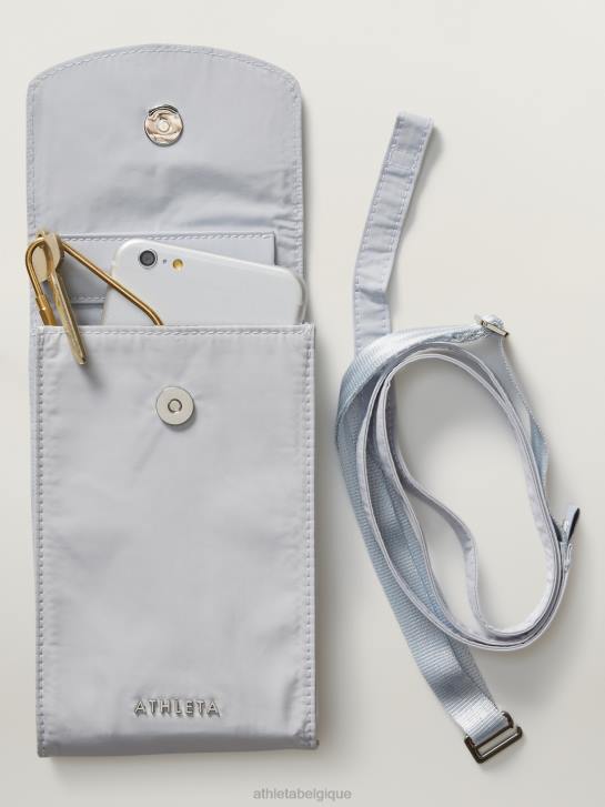 Athleta femmes tout sur le sac bandoulière pour téléphone JRTZ1007 accessoires chute de neige bleu