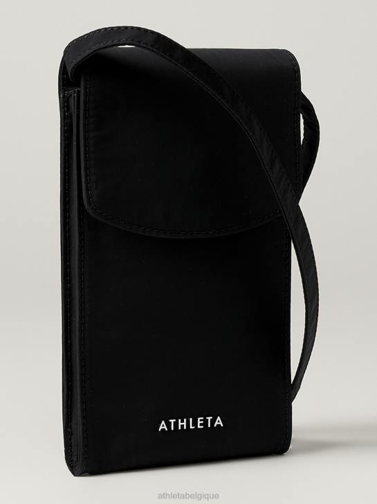 Athleta femmes tout sur le sac bandoulière pour téléphone JRTZ980 accessoires noir