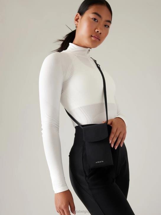 Athleta femmes tout sur le sac bandoulière pour téléphone JRTZ980 accessoires noir