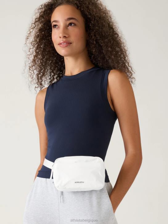 Athleta femmes tout sur le sac ceinture à bandoulière JRTZ961 accessoires blanc brillant