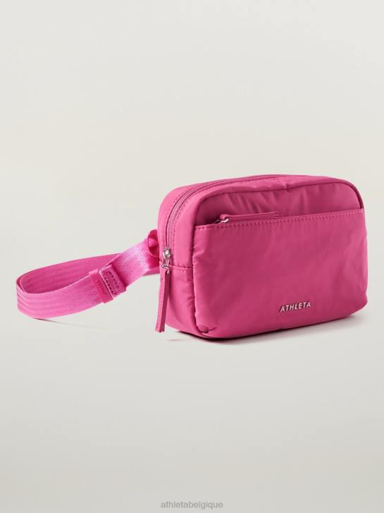Athleta femmes tout sur le sac ceinture à bandoulière JRTZ981 accessoires rose plante de glace
