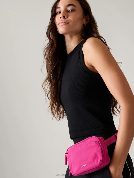 Athleta femmes tout sur le sac ceinture à bandoulière JRTZ981 accessoires rose plante de glace