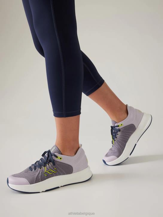Athleta femmes chaussure de course dith felix JRTZ1013 chaussure violette étoilée