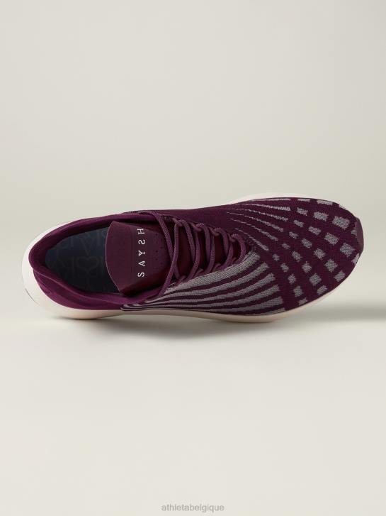 Athleta femmes dit une sneaker JRTZ1019 chaussure aubergine