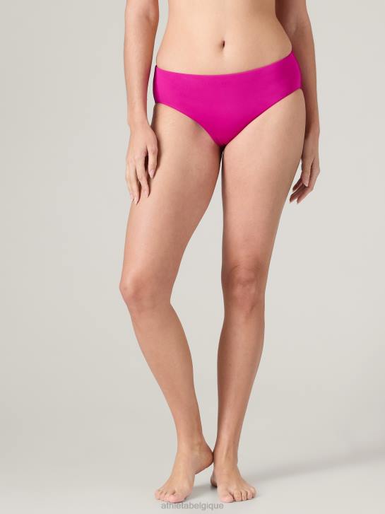 Athleta femmes bas de bain propre et complet JRTZ789 maillots de bain fuchsia électrique