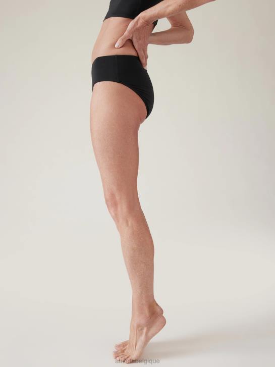 Athleta femmes bas de bain propre et complet JRTZ801 maillots de bain noir