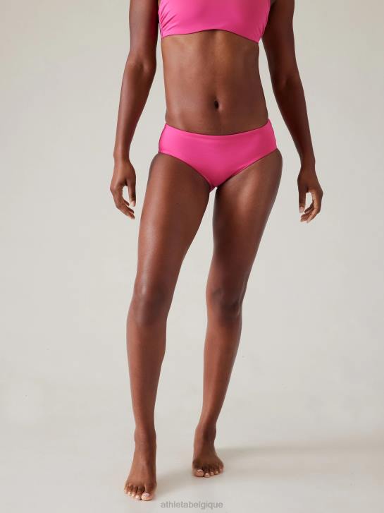 Athleta femmes bas de bain propre et complet JRTZ829 maillots de bain rose tulipe