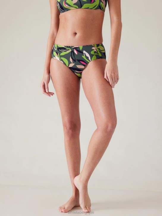 Athleta femmes bas de bain propre et complet JRTZ878 maillots de bain fougère profonde florale