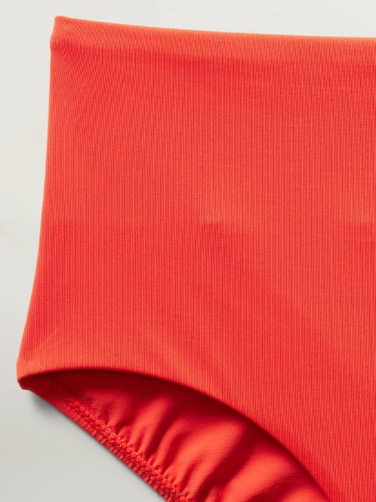 Athleta femmes bas de bain taille haute JRTZ858 maillots de bain coquelicot