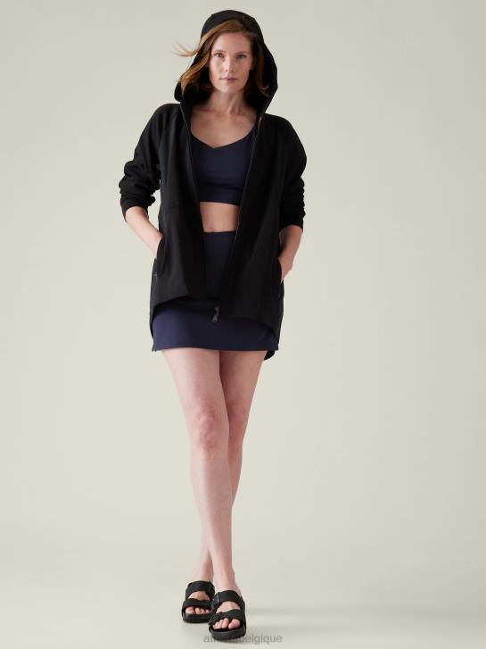 Athleta femmes jupe de bain de marée JRTZ874 maillots de bain robe bleue