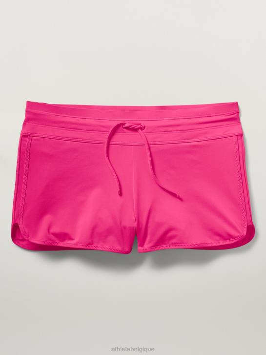 Athleta femmes short de bain surge JRTZ841 maillots de bain rose tulipe