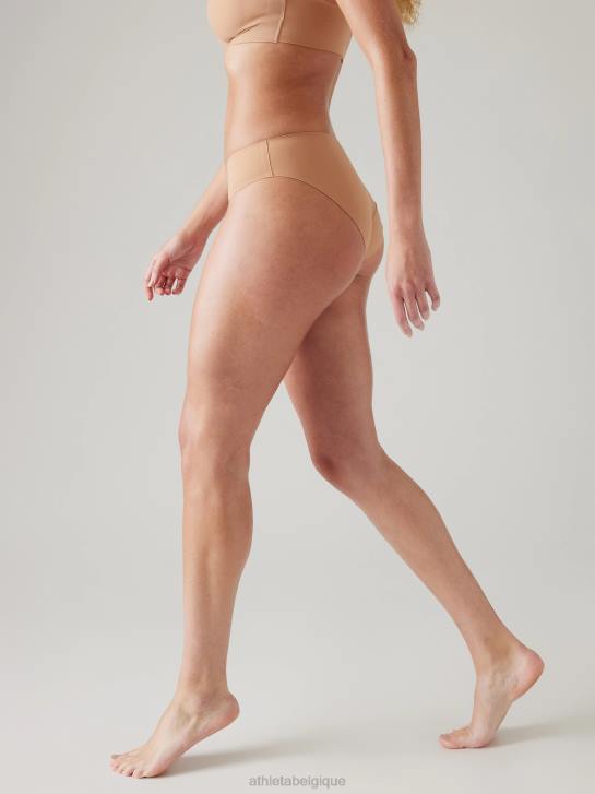 Athleta femmes sous-vêtements de bikini rituels JRTZ710 maillots de bain quartz fumé