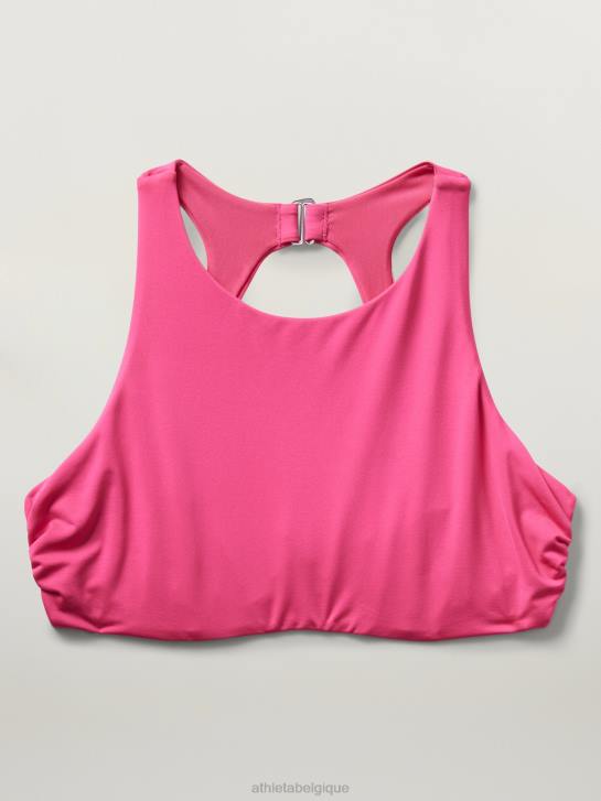 Athleta femmes haut de bikini avec bonnets soutien-gorge maldives JRTZ851 maillots de bain rose tulipe