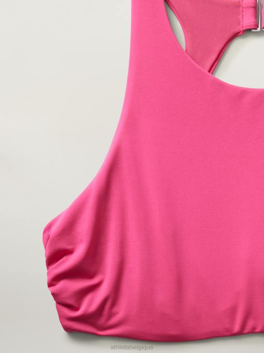 Athleta femmes haut de bikini avec bonnets soutien-gorge maldives JRTZ851 maillots de bain rose tulipe