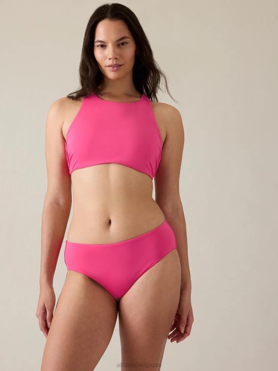 Athleta femmes haut de bikini avec bonnets soutien-gorge maldives JRTZ851 maillots de bain rose tulipe