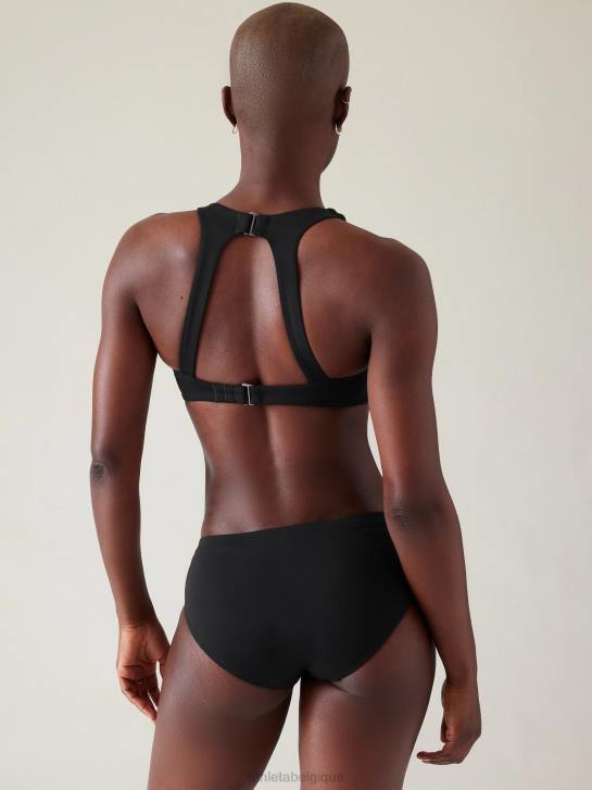 Athleta femmes haut de bikini avec bonnets soutien-gorge maldives JRTZ863 maillots de bain noir