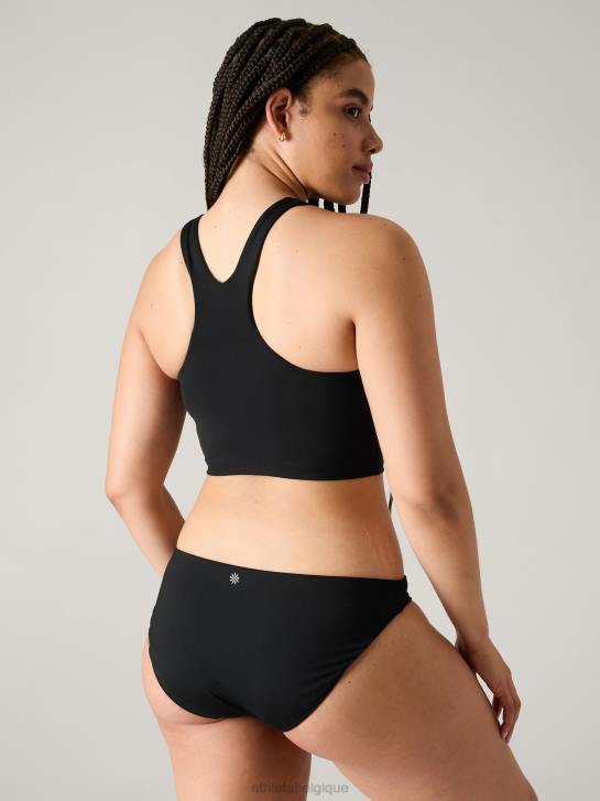 Athleta femmes haut de bikini court conscient a-c JRTZ952 maillots de bain noir