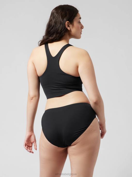 Athleta femmes haut de bikini court conscient d-dd JRTZ948 maillots de bain noir