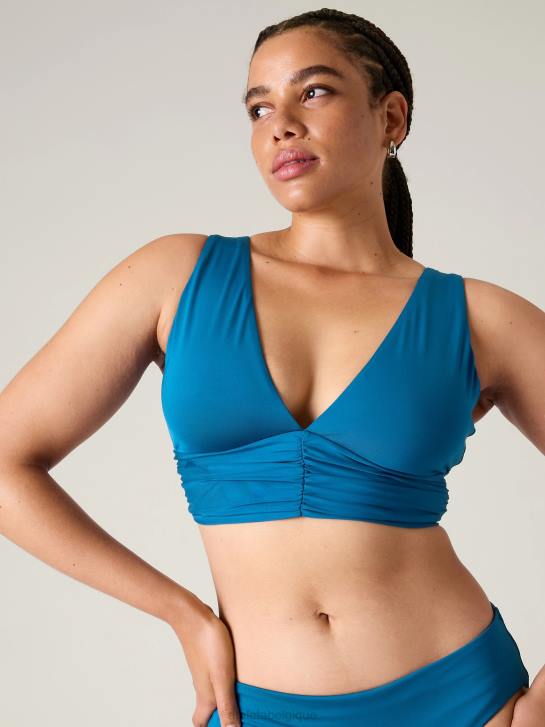Athleta femmes haut de bikini horizon a-c JRTZ875 maillots de bain bleu lapis foncé