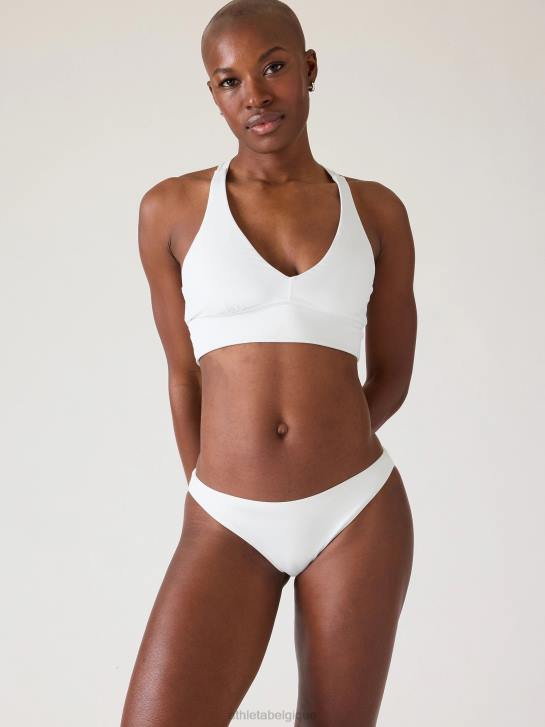 Athleta femmes haut de bikini plongeant a-c JRTZ936 maillots de bain blanc