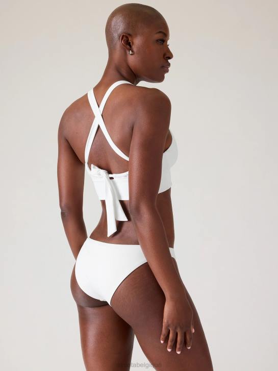 Athleta femmes haut de bikini plongeant a-c JRTZ936 maillots de bain blanc