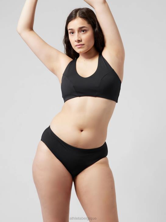 Athleta femmes haut de bikini triangle d-dd JRTZ944 maillots de bain noir