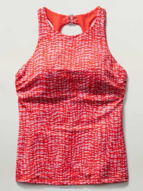 Athleta femmes maldives soutien-gorge bonnet tankini JRTZ793 maillots de bain rouge hudson