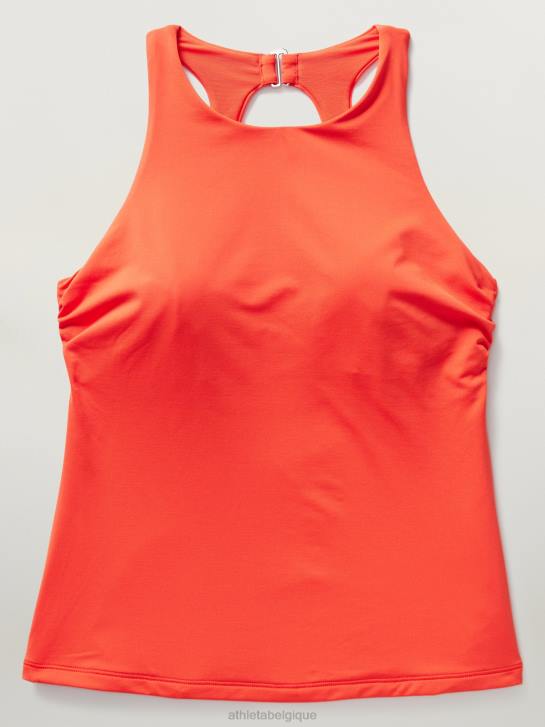 Athleta femmes maldives soutien-gorge bonnet tankini JRTZ857 maillots de bain coquelicot