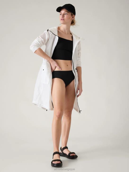 Athleta femmes tankini court à scoop a-c JRTZ926 maillots de bain piqué noir