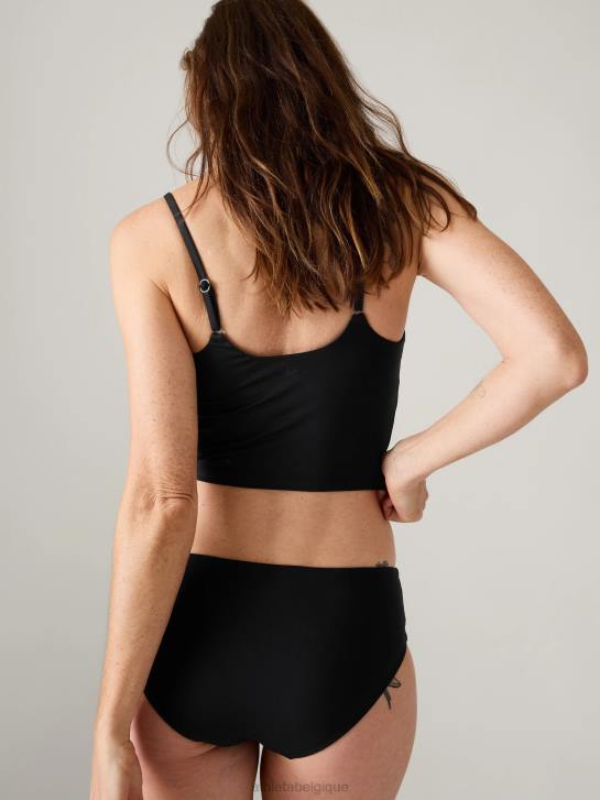 Athleta femmes tankini court à scoop a-c JRTZ938 maillots de bain noir