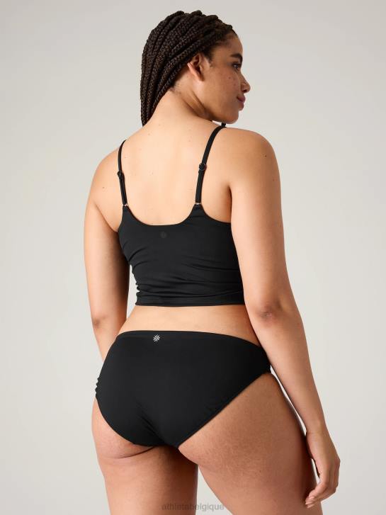 Athleta femmes tankini court à scoop a-c JRTZ938 maillots de bain noir